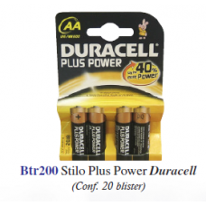 DURACELL STILO PLUS POWER (Cf 20 blister)